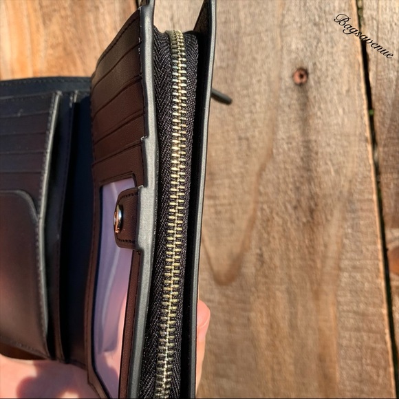 Kate spade Glitter Sparkly Medium Bifold Wallet Shimmy New in Box #bagsavenue - Picture 6 of 6